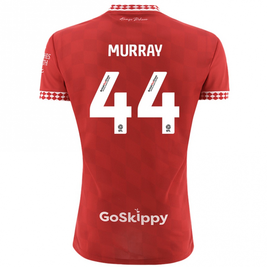 Kids Football Satara Murray #44 Red Home Jersey 2024/25 T-Shirt