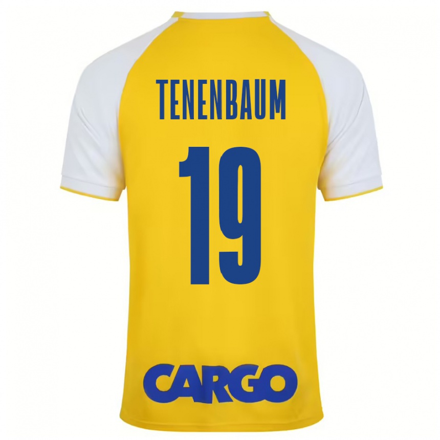 Kids Football Daniel Tenenbaum #19 Yellow White Home Jersey 2024/25 T-Shirt