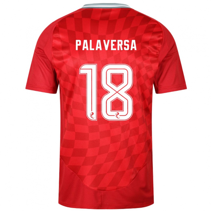 Kids Football Ante Palaversa #18 Red Home Jersey 2024/25 T-Shirt