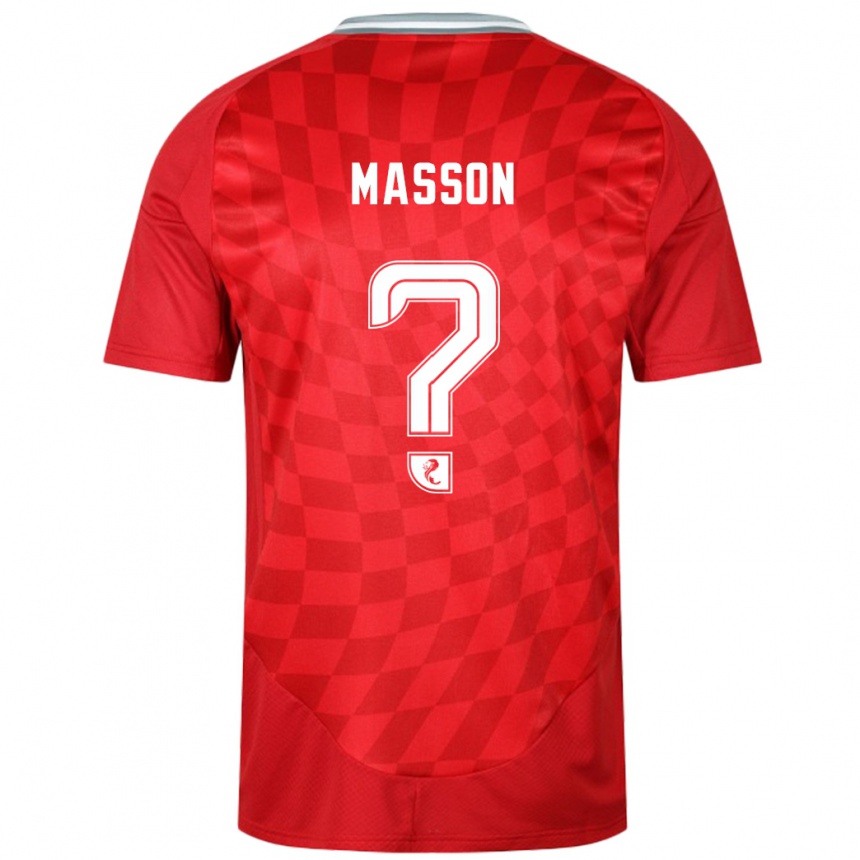 Kids Football Cooper Masson #0 Red Home Jersey 2024/25 T-Shirt