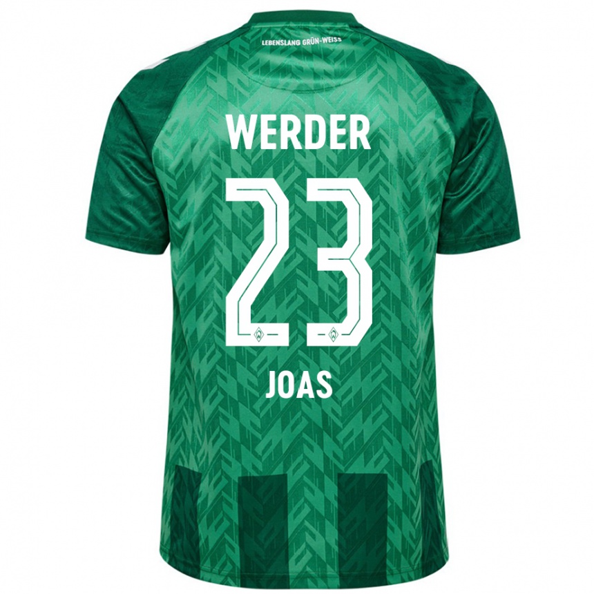 Kids Football Julius Joas #23 Green Home Jersey 2024/25 T-Shirt