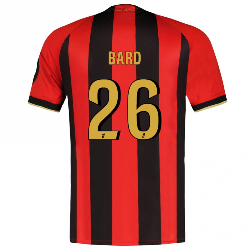 Kids Football Melvin Bard #26 Red Black Home Jersey 2024/25 T-Shirt