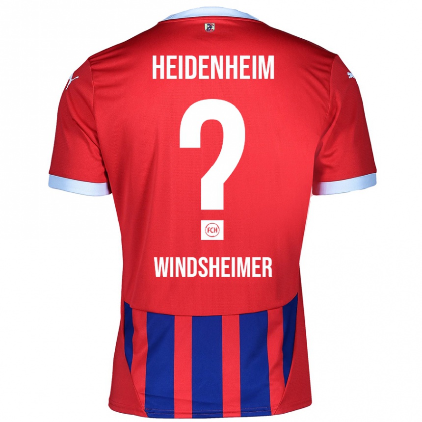 Kids Football Tim Windsheimer #0 Red Blue Home Jersey 2024/25 T-Shirt