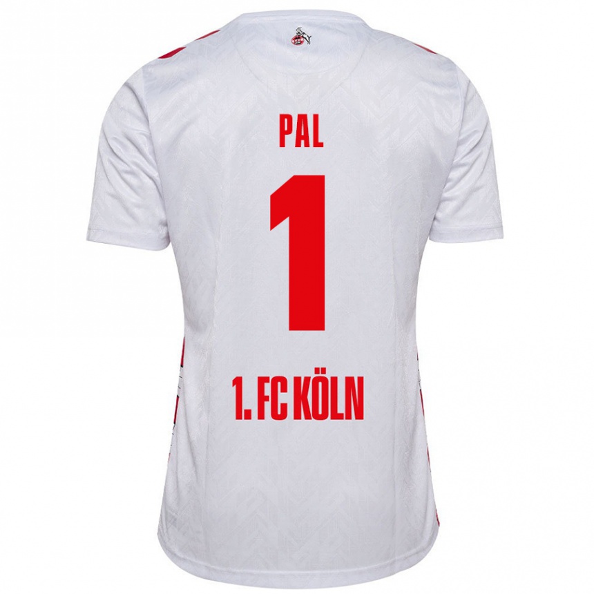 Kids Football Jasmin Pal #1 White Red Home Jersey 2024/25 T-Shirt