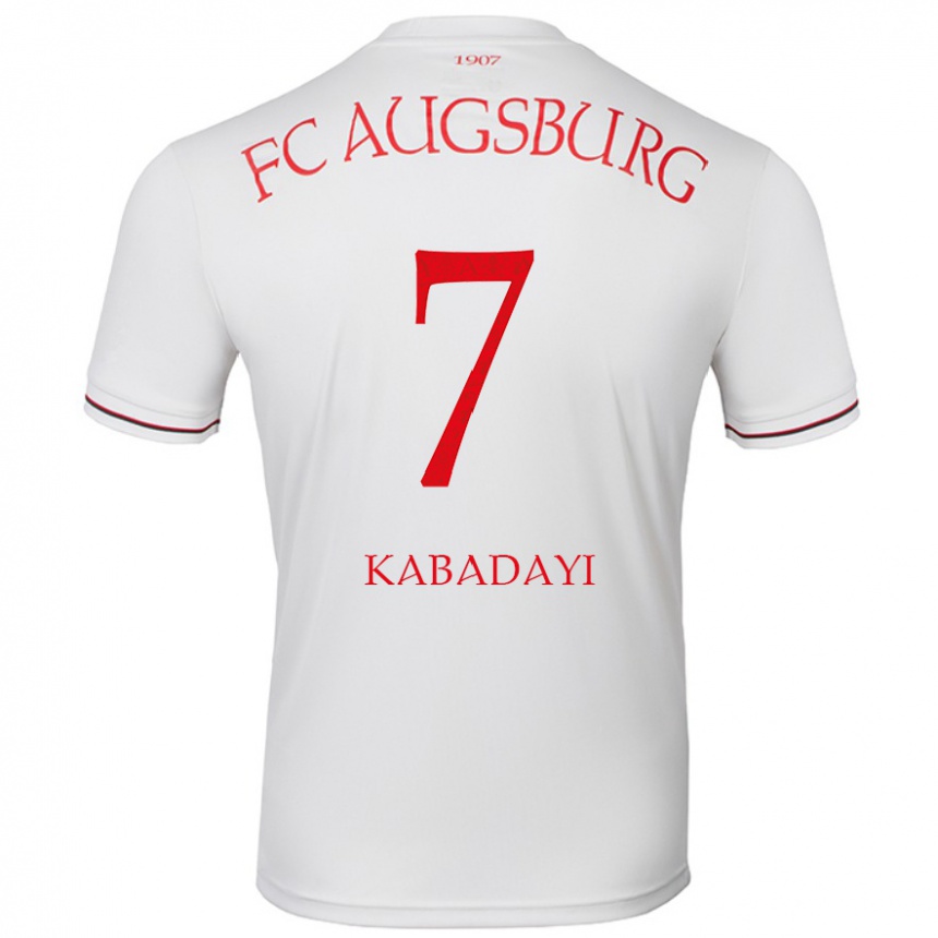 Kids Football Yusuf Kabadayi #7 White Home Jersey 2024/25 T-Shirt