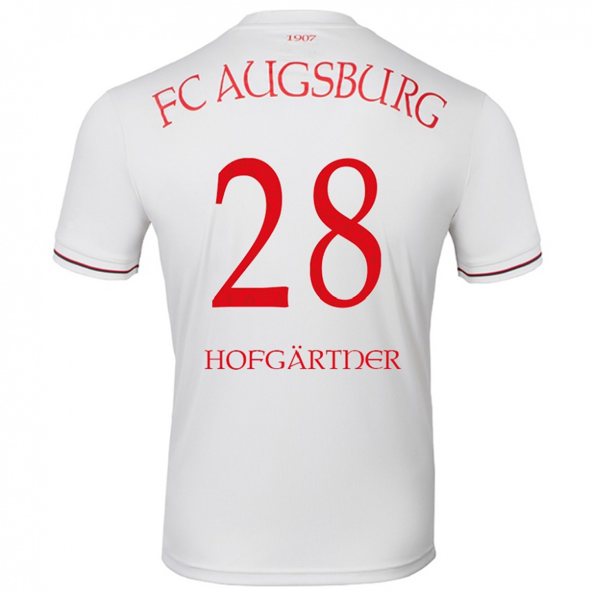 Kids Football Hendrik Hofgärtner #28 White Home Jersey 2024/25 T-Shirt