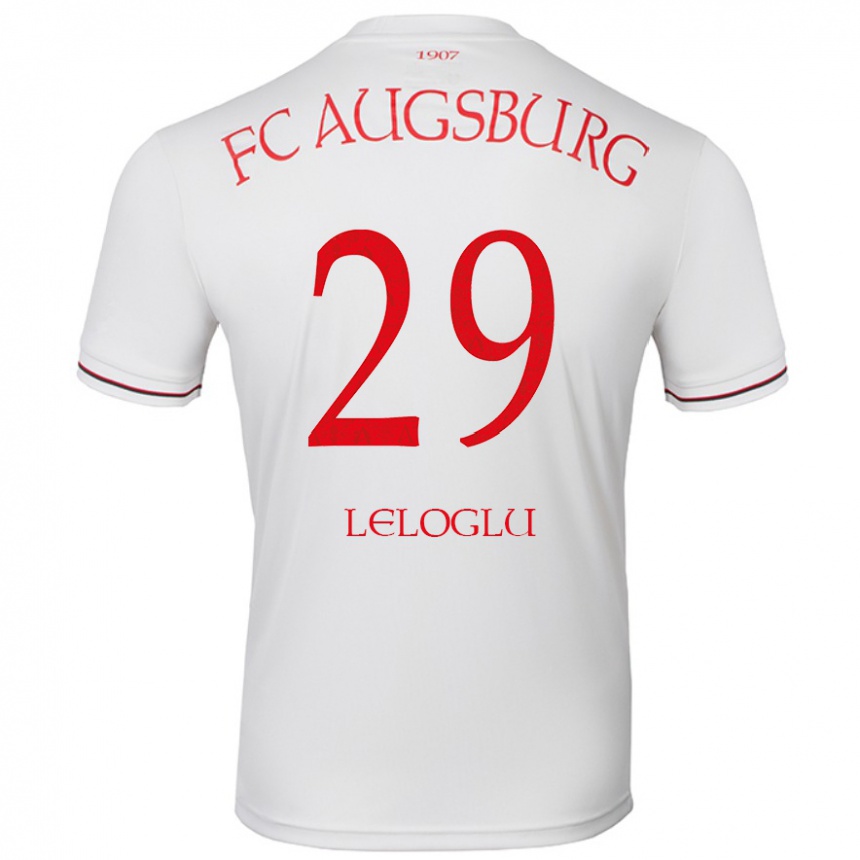 Kids Football Aras Leloglu #29 White Home Jersey 2024/25 T-Shirt