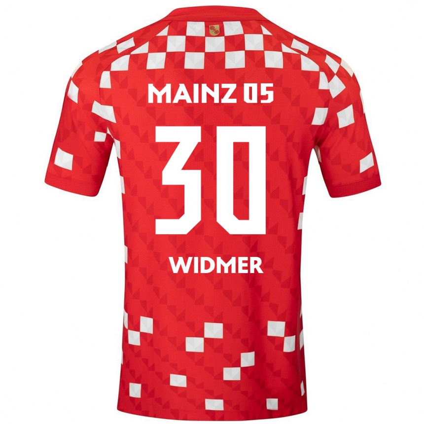 Kids Football Silvan Widmer #30 White Red Home Jersey 2024/25 T-Shirt