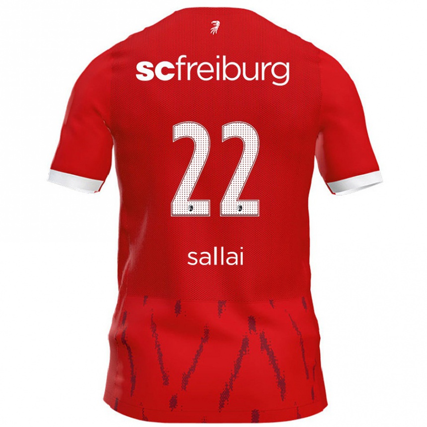 Kids Football Roland Sallai #22 Red Home Jersey 2024/25 T-Shirt