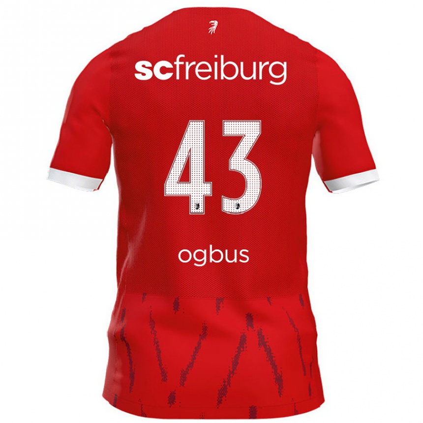 Kids Football Bruno Ogbus #43 Red Home Jersey 2024/25 T-Shirt