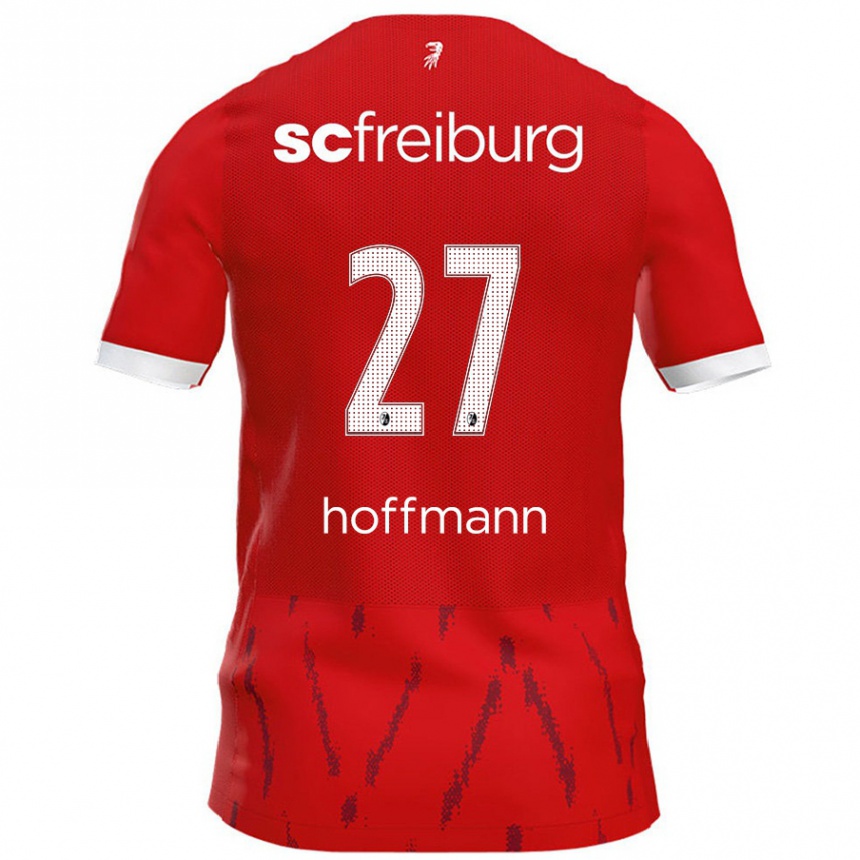 Kids Football Giovanna Hoffmann #27 Red Home Jersey 2024/25 T-Shirt