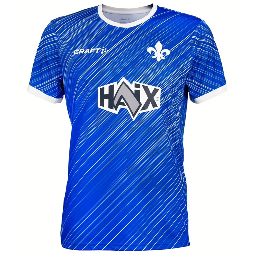 Kids Football Leon Hassenzahl #1 Blue White Home Jersey 2024/25 T-Shirt