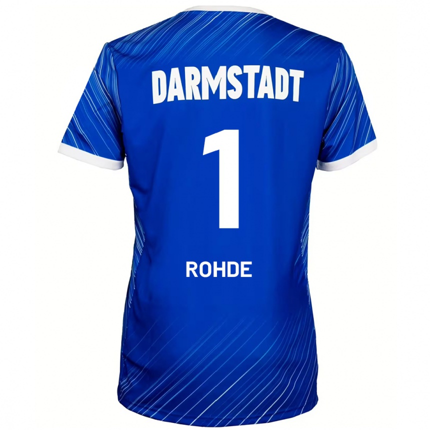 Kids Football Til Rohde #1 Blue White Home Jersey 2024/25 T-Shirt