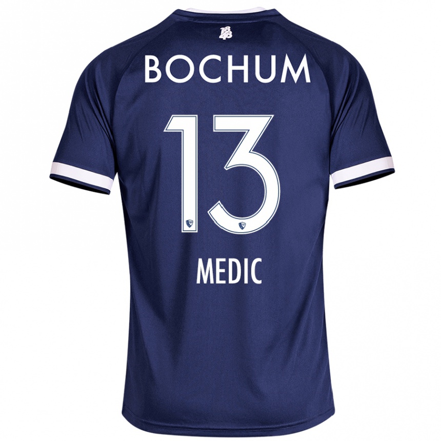 Kids Football Jakov Medic #13 Dark Blue Home Jersey 2024/25 T-Shirt