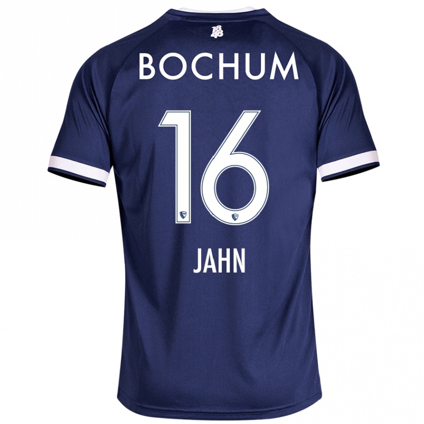 Kids Football Niklas Jahn #16 Dark Blue Home Jersey 2024/25 T-Shirt