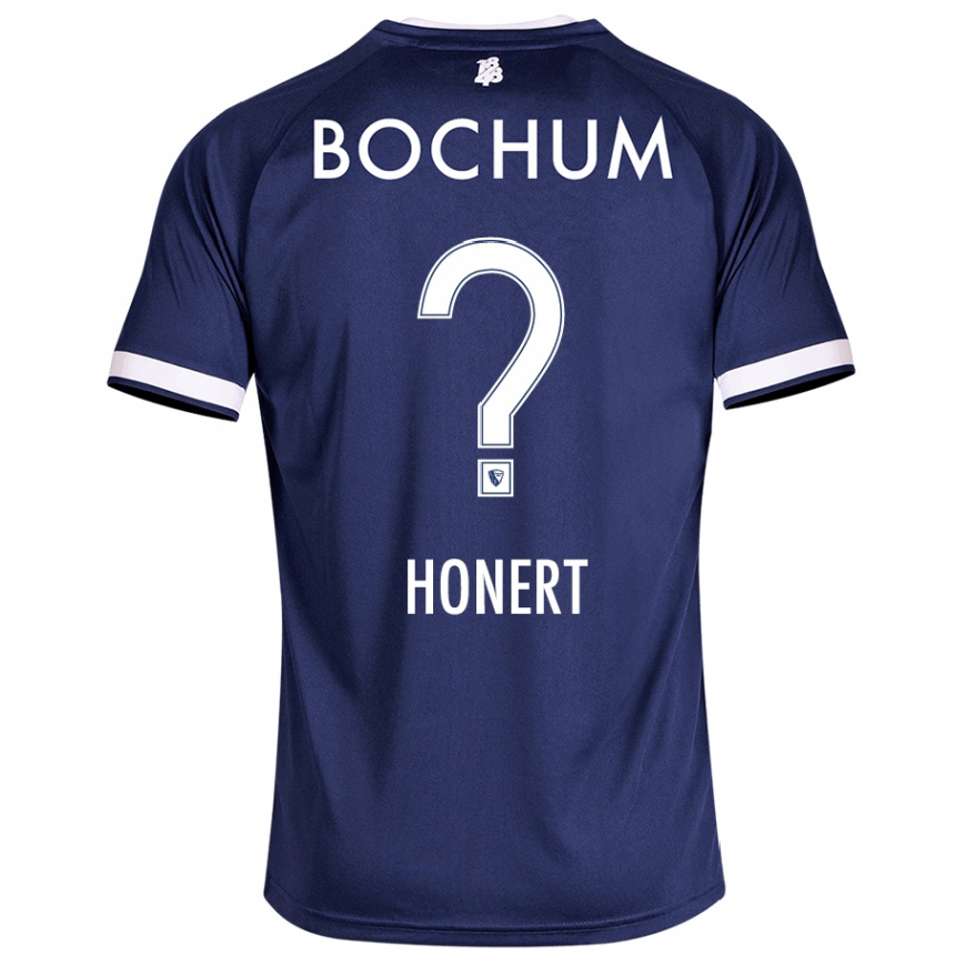 Kids Football Jan Honert #0 Dark Blue Home Jersey 2024/25 T-Shirt