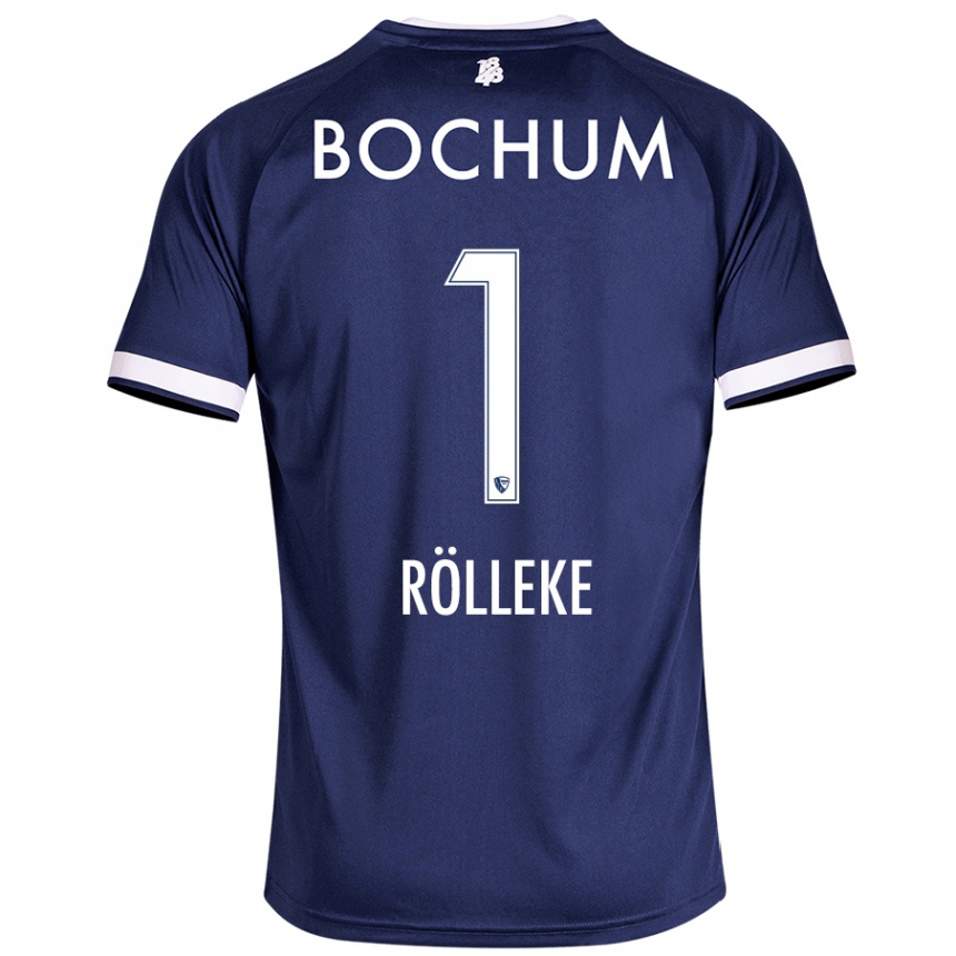 Kids Football Hugo Rölleke #1 Dark Blue Home Jersey 2024/25 T-Shirt