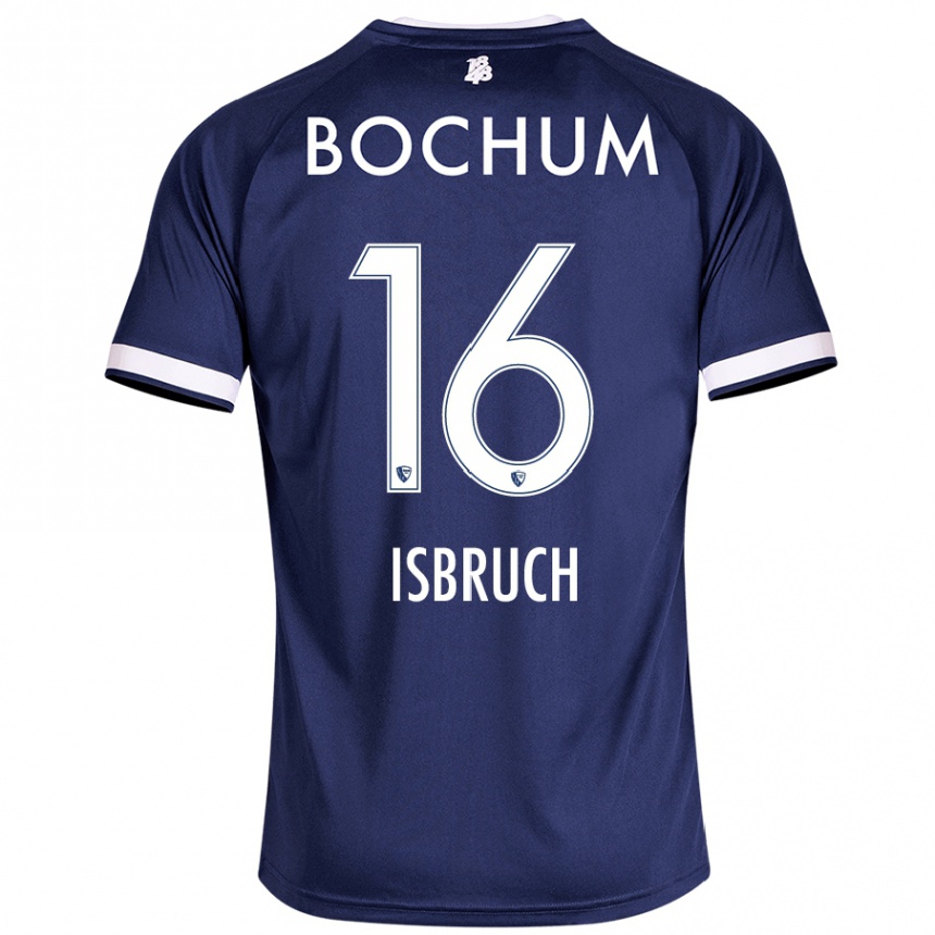 Kids Football L. Isbruch #16 Dark Blue Home Jersey 2024/25 T-Shirt