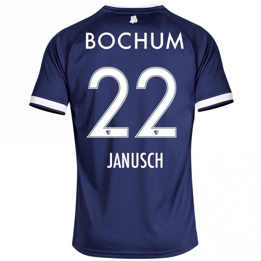 Kids Football Thees Janusch #22 Dark Blue Home Jersey 2024/25 T-Shirt