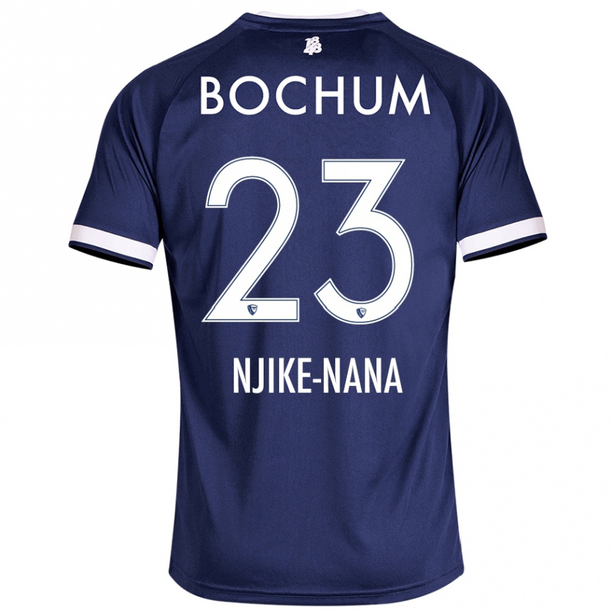 Kids Football Jean-Philippe Njike-Nana #23 Dark Blue Home Jersey 2024/25 T-Shirt