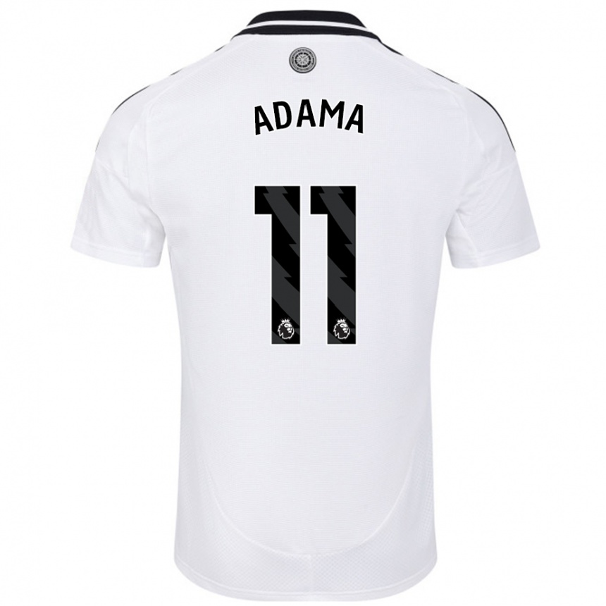 Kids Football Adama Traoré #11 White Home Jersey 2024/25 T-Shirt