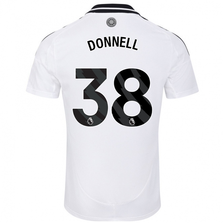 Kids Football Chris Donnell #38 White Home Jersey 2024/25 T-Shirt