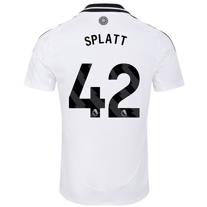 Kids Football Delano Splatt #42 White Home Jersey 2024/25 T-Shirt