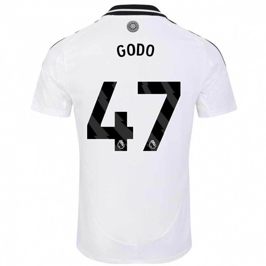 Kids Football Martial Godo #47 White Home Jersey 2024/25 T-Shirt