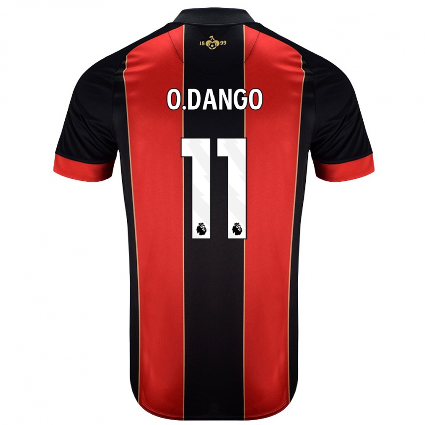 Kids Football Dango Ouattara #11 Red Black Home Jersey 2024/25 T-Shirt