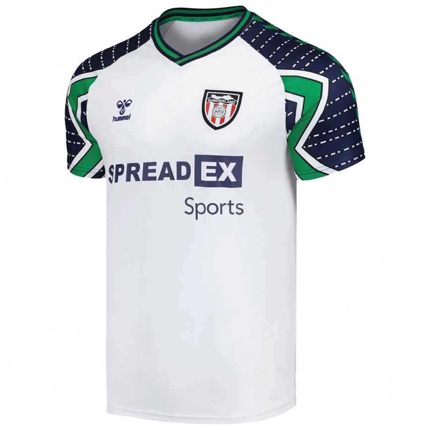 Kids Football Romaine Mundle #14 White Away Jersey 2024/25 T-Shirt