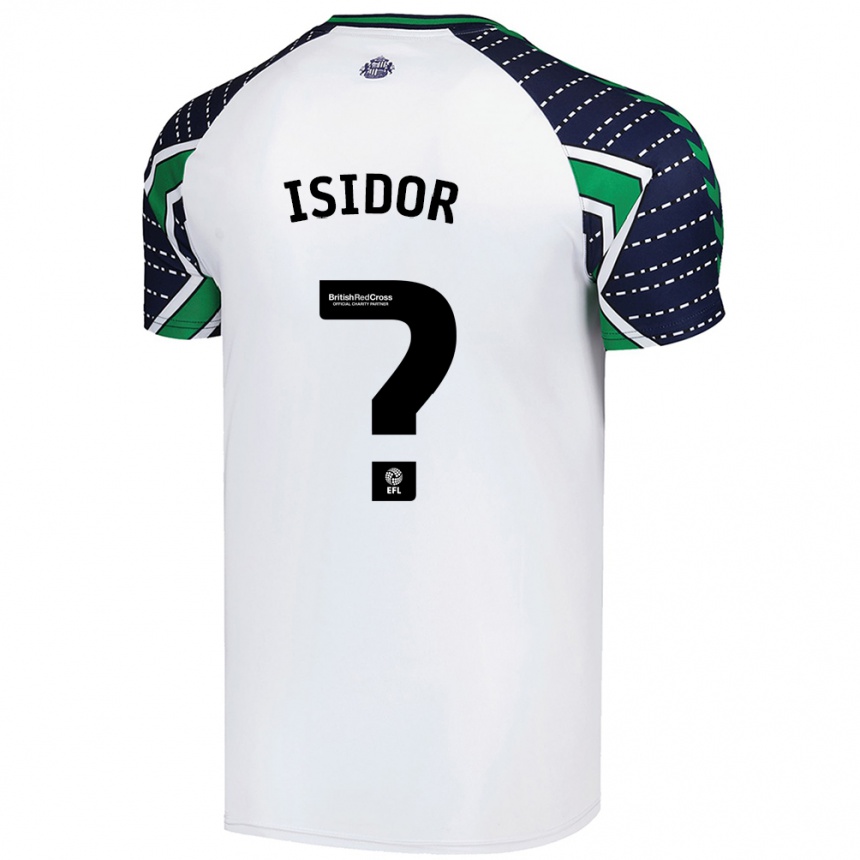 Kids Football Wilson Isidor #0 White Away Jersey 2024/25 T-Shirt