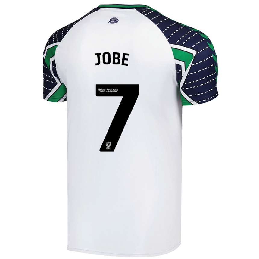 Kids Football Jobe Bellingham #7 White Away Jersey 2024/25 T-Shirt