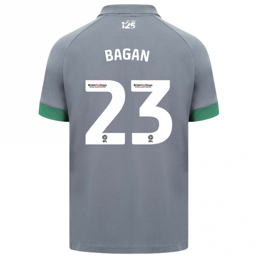 Kids Football Joel Bagan #23 Dark Gray Away Jersey 2024/25 T-Shirt