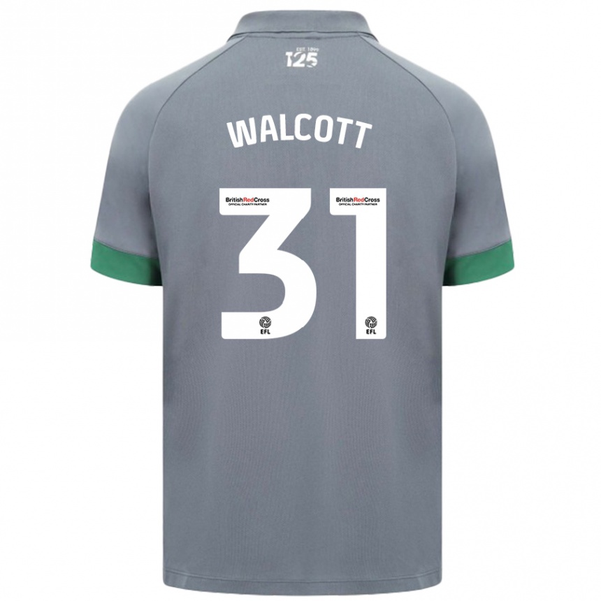 Kids Football Malachi Fagan Walcott #31 Dark Gray Away Jersey 2024/25 T-Shirt