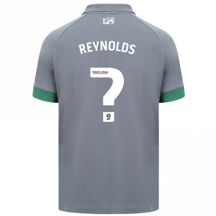 Kids Football Oliver Reynolds #0 Dark Gray Away Jersey 2024/25 T-Shirt