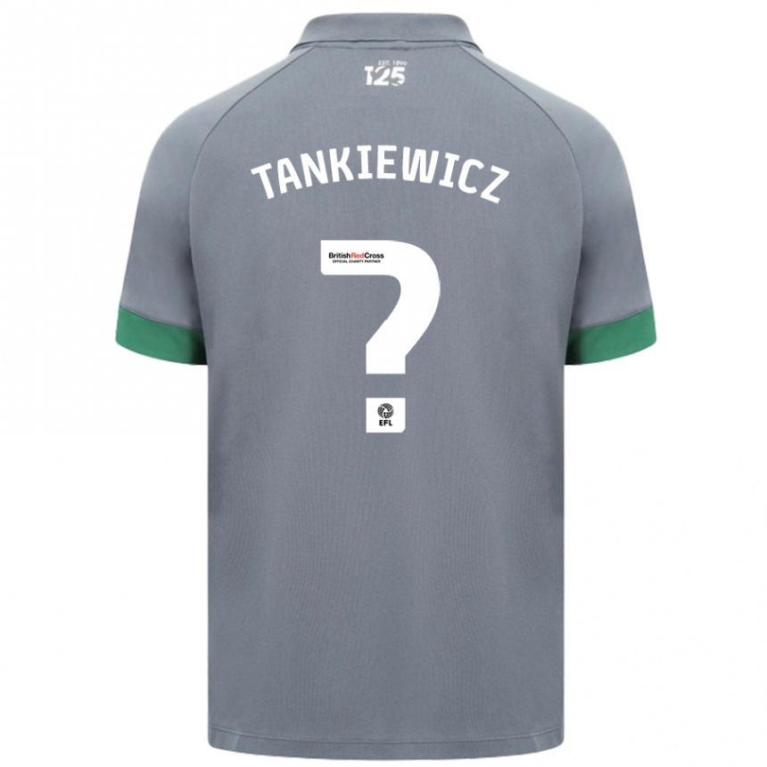 Kids Football Rob Tankiewicz #0 Dark Gray Away Jersey 2024/25 T-Shirt