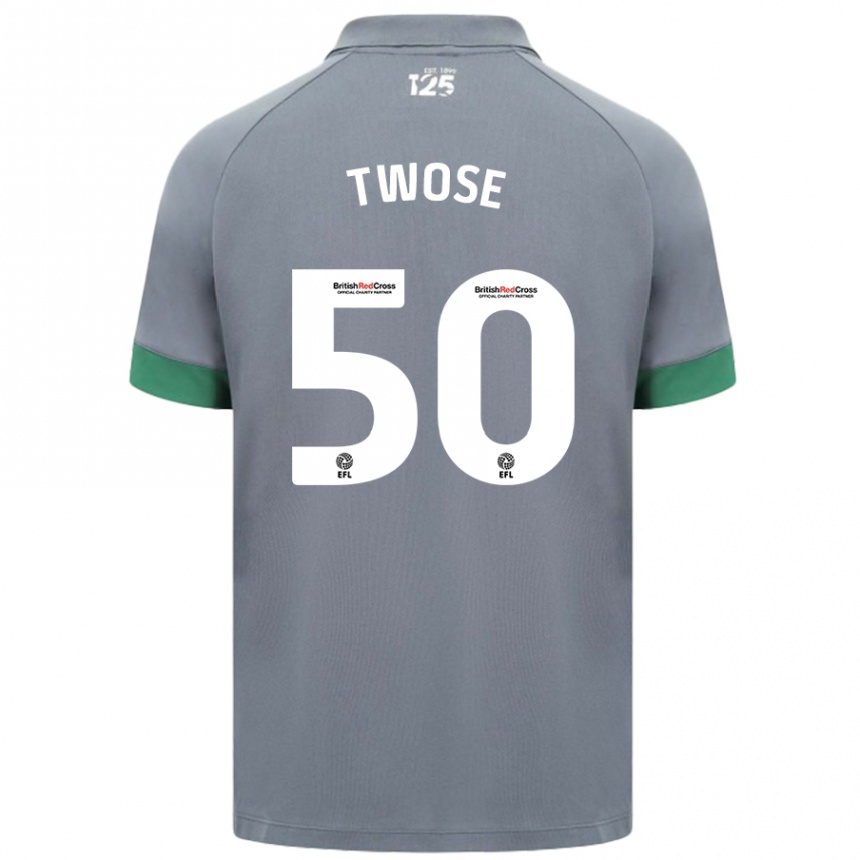 Kids Football Cody Twose #50 Dark Gray Away Jersey 2024/25 T-Shirt