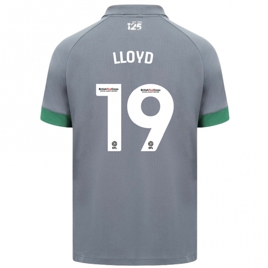 Kids Football Madison Lloyd #19 Dark Gray Away Jersey 2024/25 T-Shirt