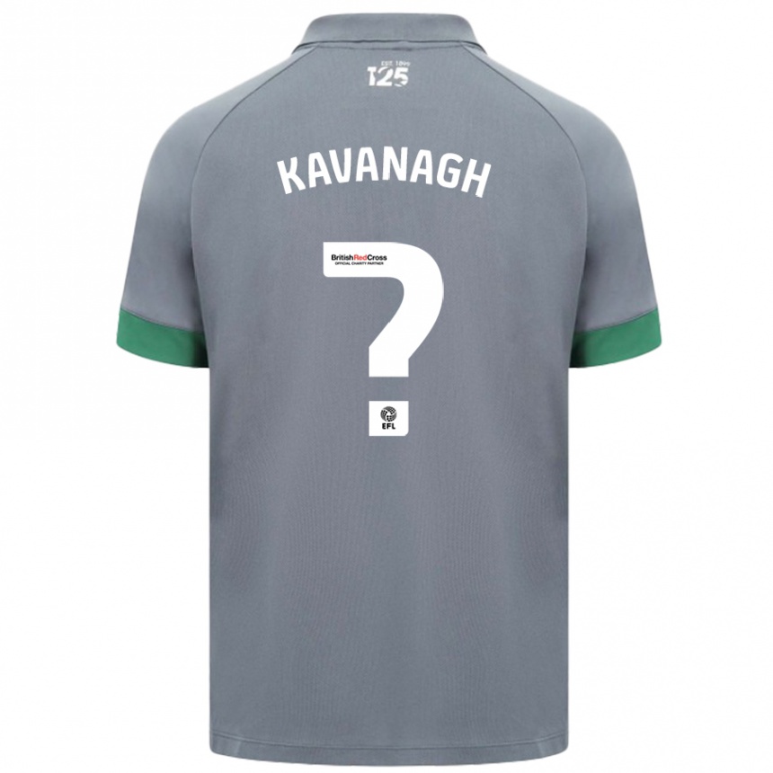 Kids Football Ryan Kavanagh #0 Dark Gray Away Jersey 2024/25 T-Shirt