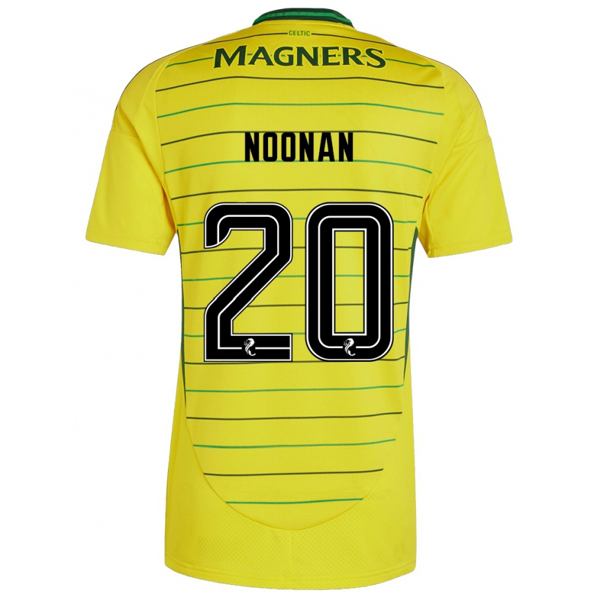 Kids Football Saoirse Noonan #20 Yellow Away Jersey 2024/25 T-Shirt