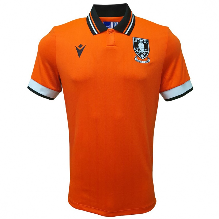 Kids Football Voldi Mbaya #0 Orange White Away Jersey 2024/25 T-Shirt