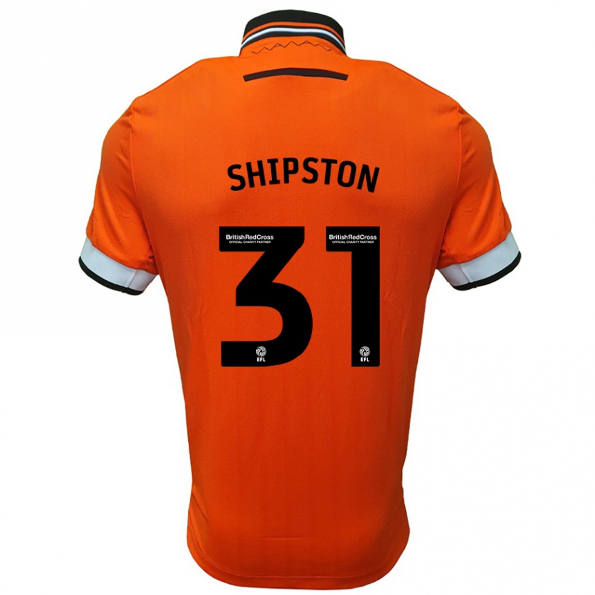 Kids Football Rio Shipston #31 Orange White Away Jersey 2024/25 T-Shirt