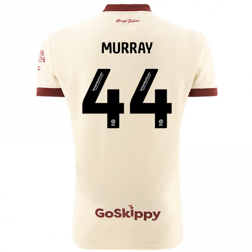 Kids Football Satara Murray #44 Cream White Away Jersey 2024/25 T-Shirt