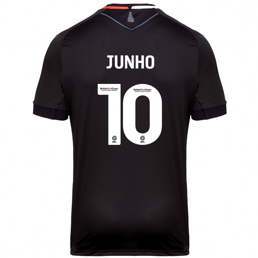 Kids Football Joon-Ho Bae #10 Black Away Jersey 2024/25 T-Shirt