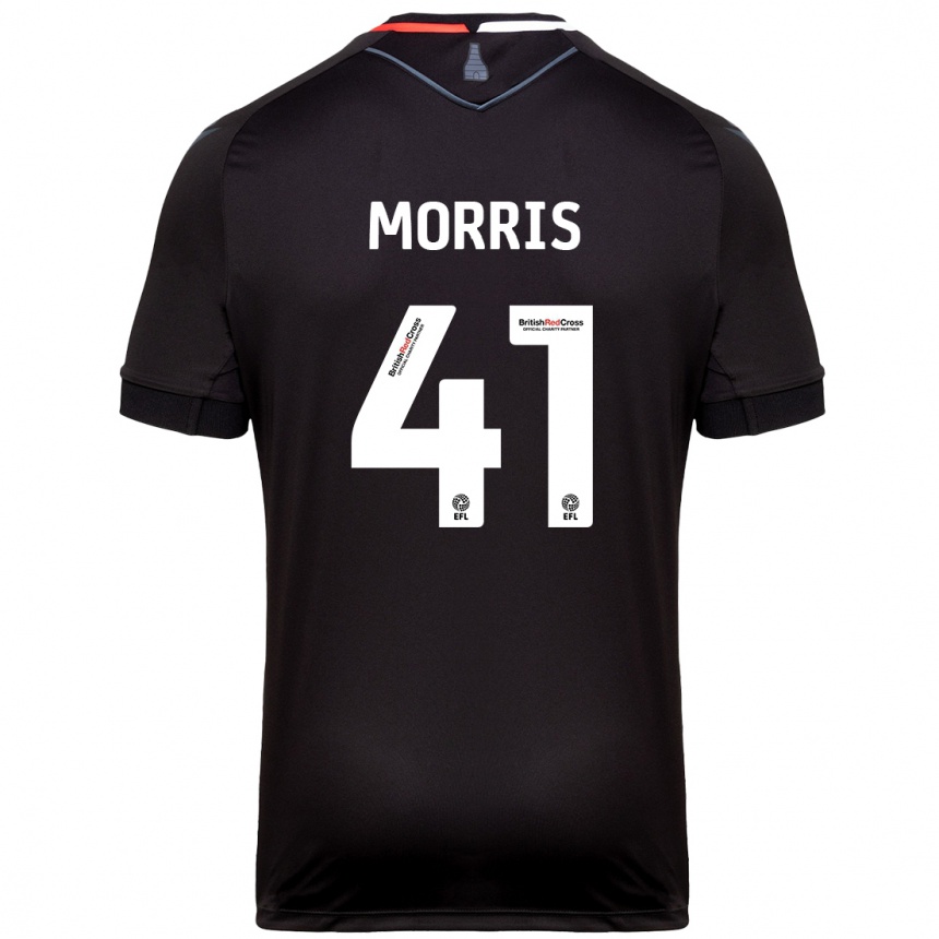 Kids Football Scott Morris #41 Black Away Jersey 2024/25 T-Shirt