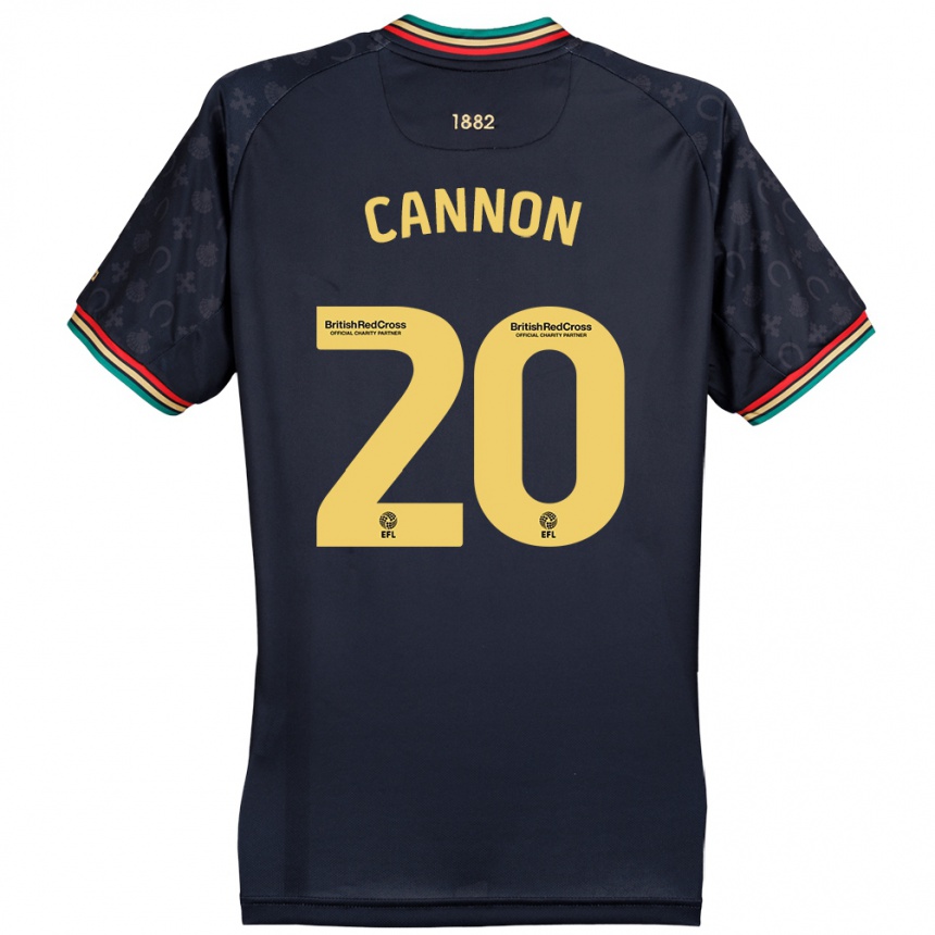 Kids Football Reggie Cannon #20 Dark Navy Blue Away Jersey 2024/25 T-Shirt