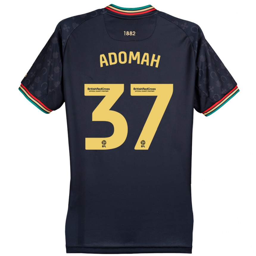 Kids Football Albert Adomah #37 Dark Navy Blue Away Jersey 2024/25 T-Shirt