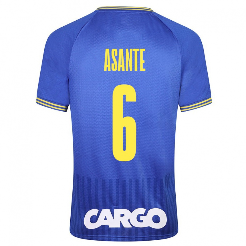 Kids Football Tyrese Asante #6 White Away Jersey 2024/25 T-Shirt