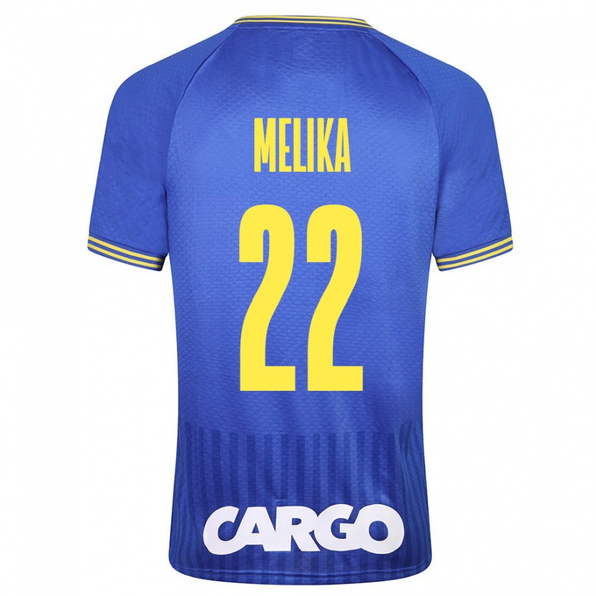 Kids Football Ofek Melika #22 White Away Jersey 2024/25 T-Shirt