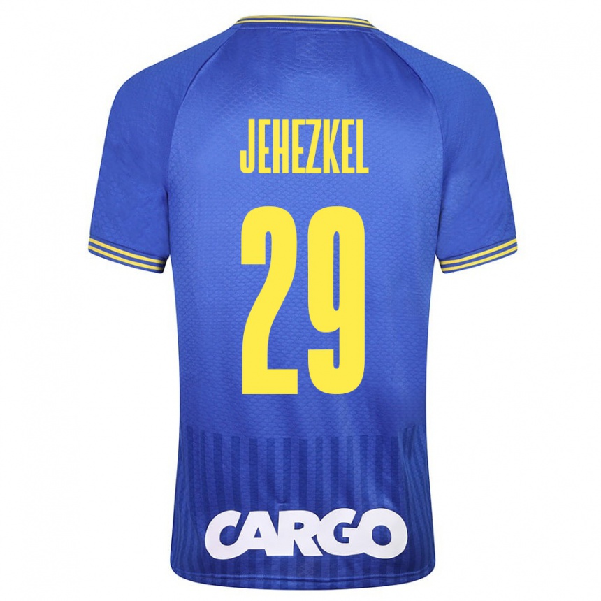 Kids Football Sagiv Jehezkel #29 White Away Jersey 2024/25 T-Shirt